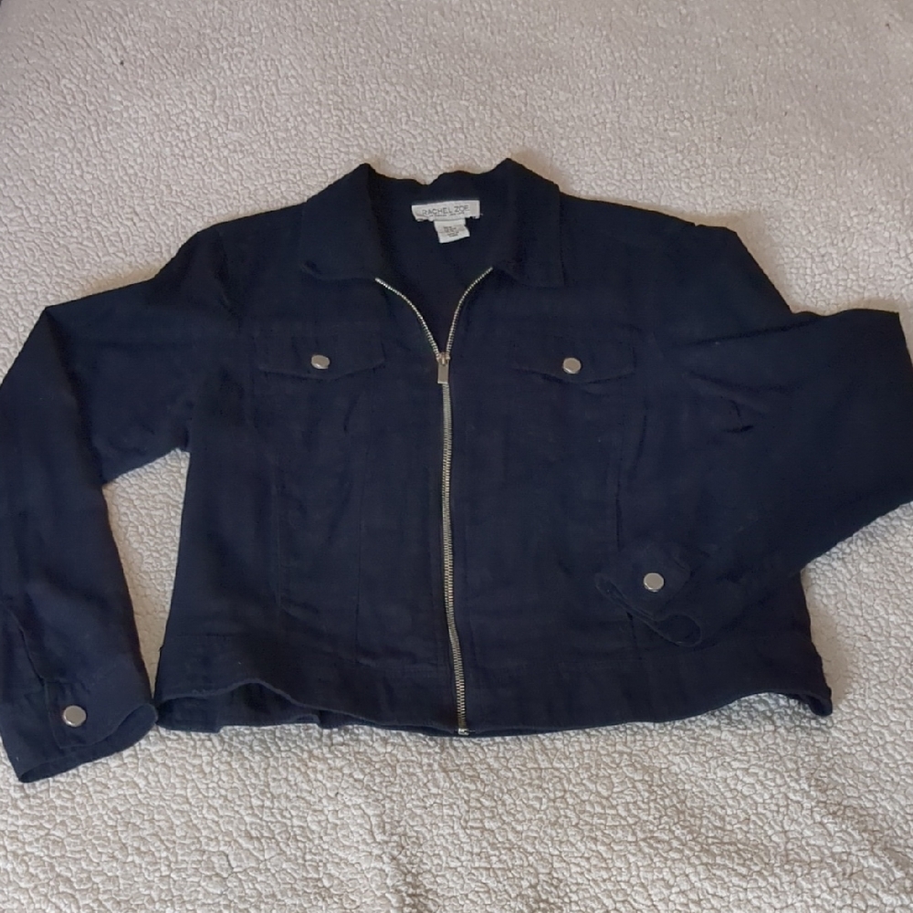 Rachel Zoe Dark Blue Jean Jacket